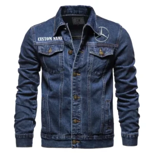 Performance Sedan Denim Jacket, Motorcycle Pride Denim Style CAR190 - Dark Blue