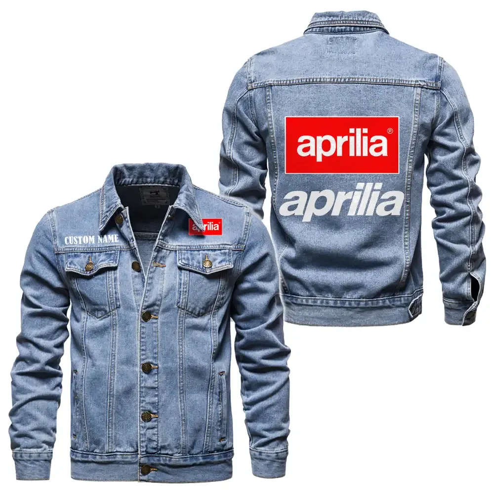 Motorbike Denim Jacket, Denim Jacket Built Tough CAR190 - Light Blue