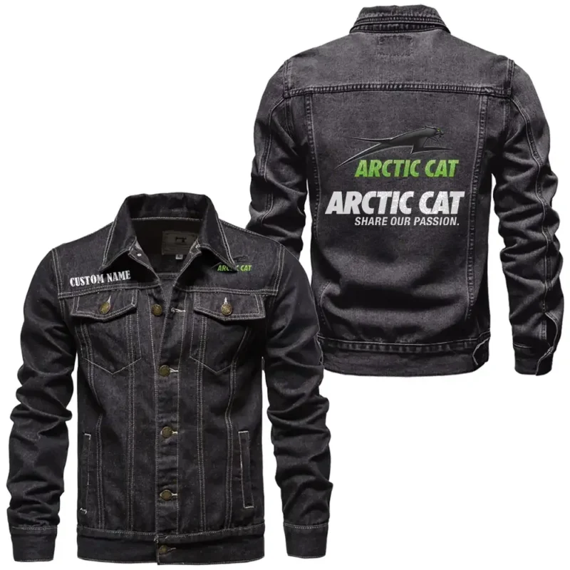 Off-Road Ride Denim Jacket, Street Spirit Denim Jacket CAR190 - Black