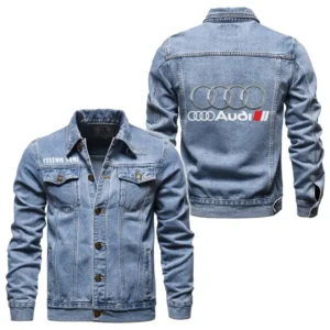 Performance Sedan Denim Jacket, Auto-Inspired Denim Look CAR190 - Light Blue