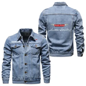 Vintage Roadster Car Denim Jacket, Denim Spirit for Drivers CAR190 - Light Blue