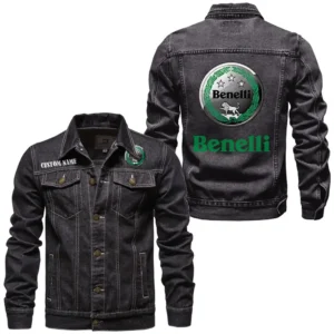 Classic Roadster Denim Jacket, Car Lover's Denim Jacket CAR190 - Black