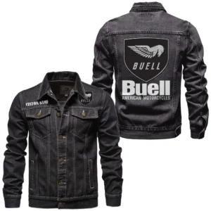 Track-Inspired Ride Denim Jacket, Classic Fit Gearhead Spirit CAR190 - Black