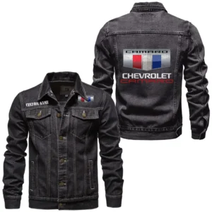 Street Racer Denim Jacket, Bold Denim for Riders CAR190 - Black