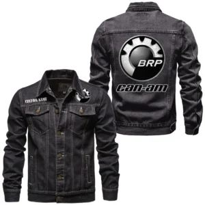 Off-Road Adventure Bike Denim Jacket, Garage-Ready Denim Wear CAR190 - Black