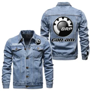 Off-Road Adventure Bike Denim Jacket, Rugged Style Everyday Denim CAR190 - Light Blue