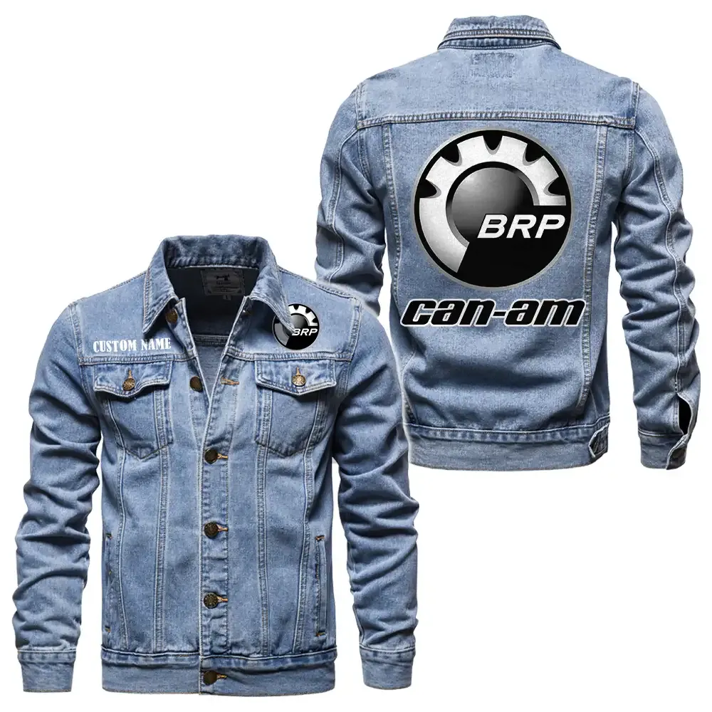 Off-Road Adventure Bike Denim Jacket, Rugged Style Everyday Denim CAR190 - Light Blue