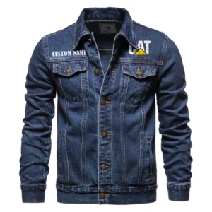 Mining Equipment Denim Jacket, Garage-Ready Denim Wear CAR190 - Dark Blue
