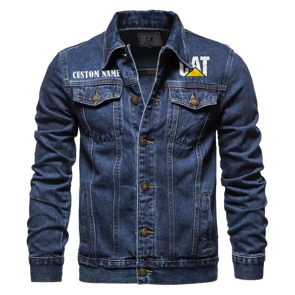 Mining Equipment Denim Jacket, Garage-Ready Denim Wear CAR190 - Dark Blue