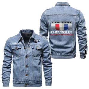 US Performance Coupe Denim Jacket, Motorcycle Pride Denim Style CAR190 - Light Blue