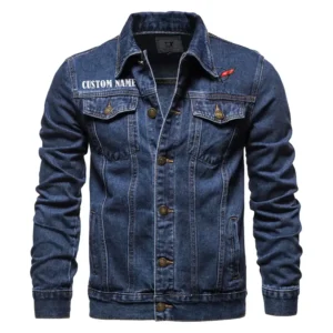 US Performance Car Denim Jacket, Performance Denim for Riders CAR190 - Dark Blue