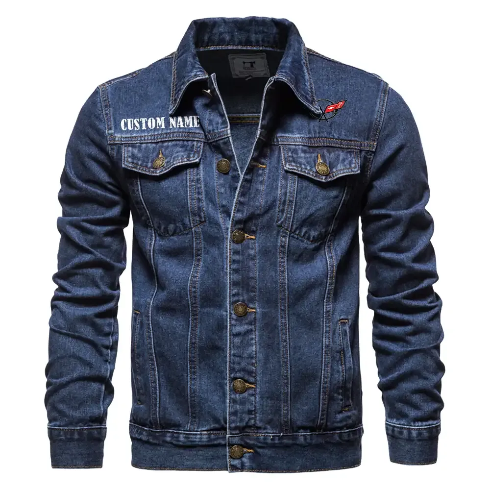 US Performance Car Denim Jacket, Performance Denim for Riders CAR190 - Dark Blue