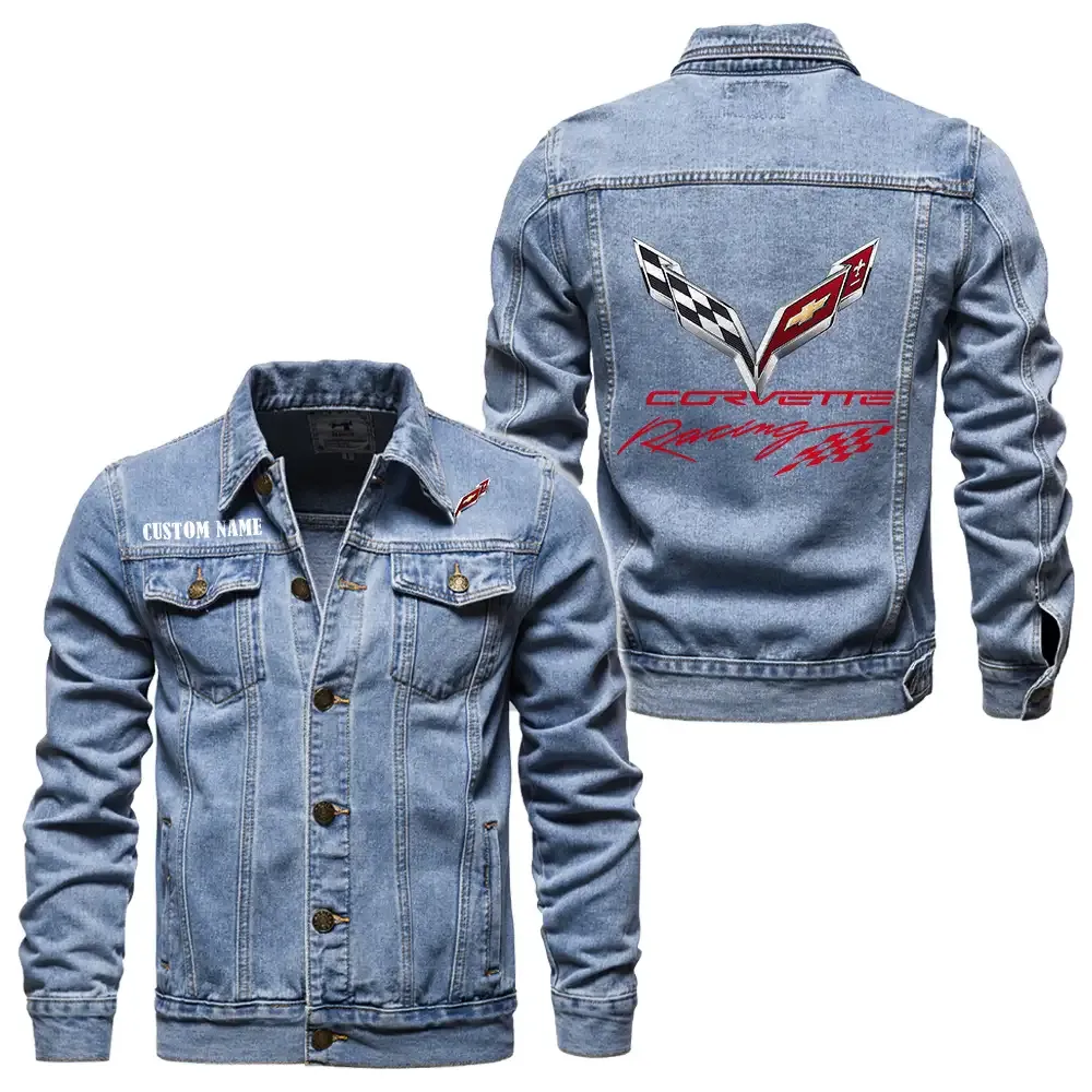 Performance Vehicle Denim Jacket, Car Lover's Denim Jacket CAR190 - Light Blue