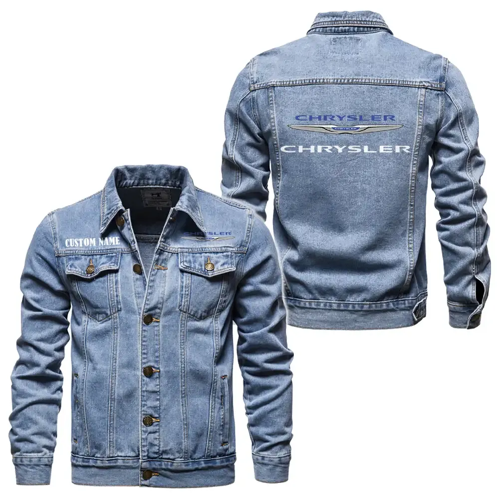 Executive Vehicle Denim Jacket, Rugged Denim for Gearheads CAR190 - Light Blue