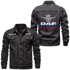 Transport Vehicle Denim Jacket, Car Lover's Denim Jacket CAR190 - Black
