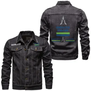 Farm Machine Denim Jacket, Rugged Jacket Garage Comfort CAR190 - Black