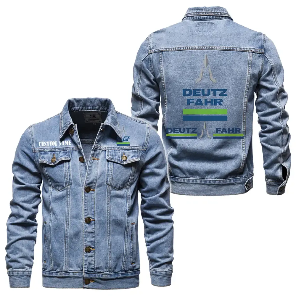 Farm Work Machine Denim Jacket, Everyday Rugged Denim Jacket CAR190 - Light Blue
