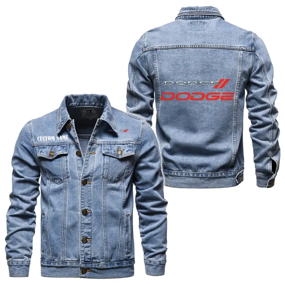 American Car Denim Jacket, Rider Lifestyle Denim Jacket CAR190 - Light Blue