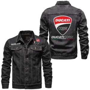 Track Hunter Denim Jacket, Garage-Ready Denim Wear CAR190 - Black