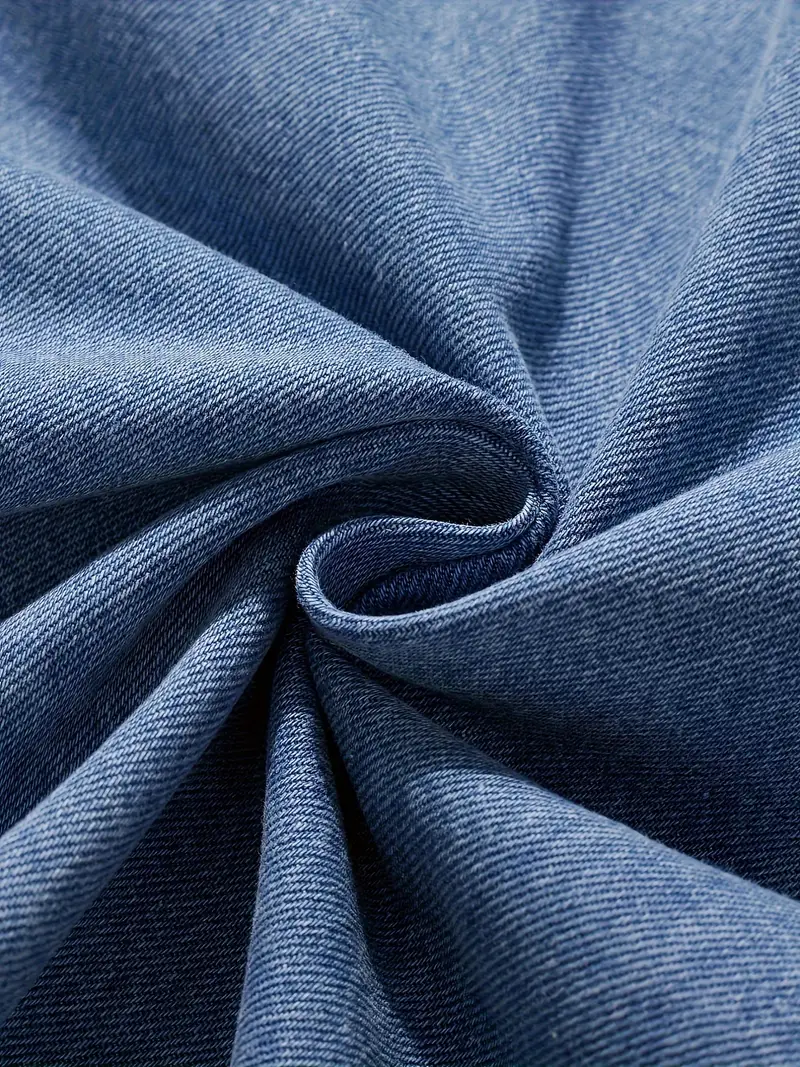 Sleek Superbike Denim Jacket, Rugged Jacket Garage Comfort CAR190 - Light Blue - Image 4