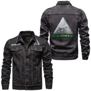 Precision Farming Tractor Denim Jacket, Rugged Denim for Gearheads CAR190 - Black