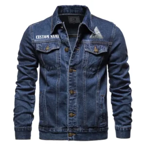 Smart Farm Tractor Denim Jacket, Ride Bold in Denim CAR190 - Dark Blue
