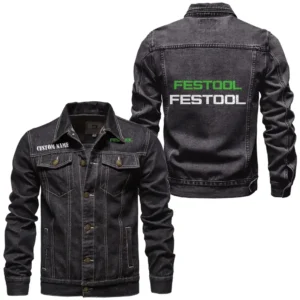 Woodworking Tools Denim Jacket, Ride Bold in Denim CAR190 - Black