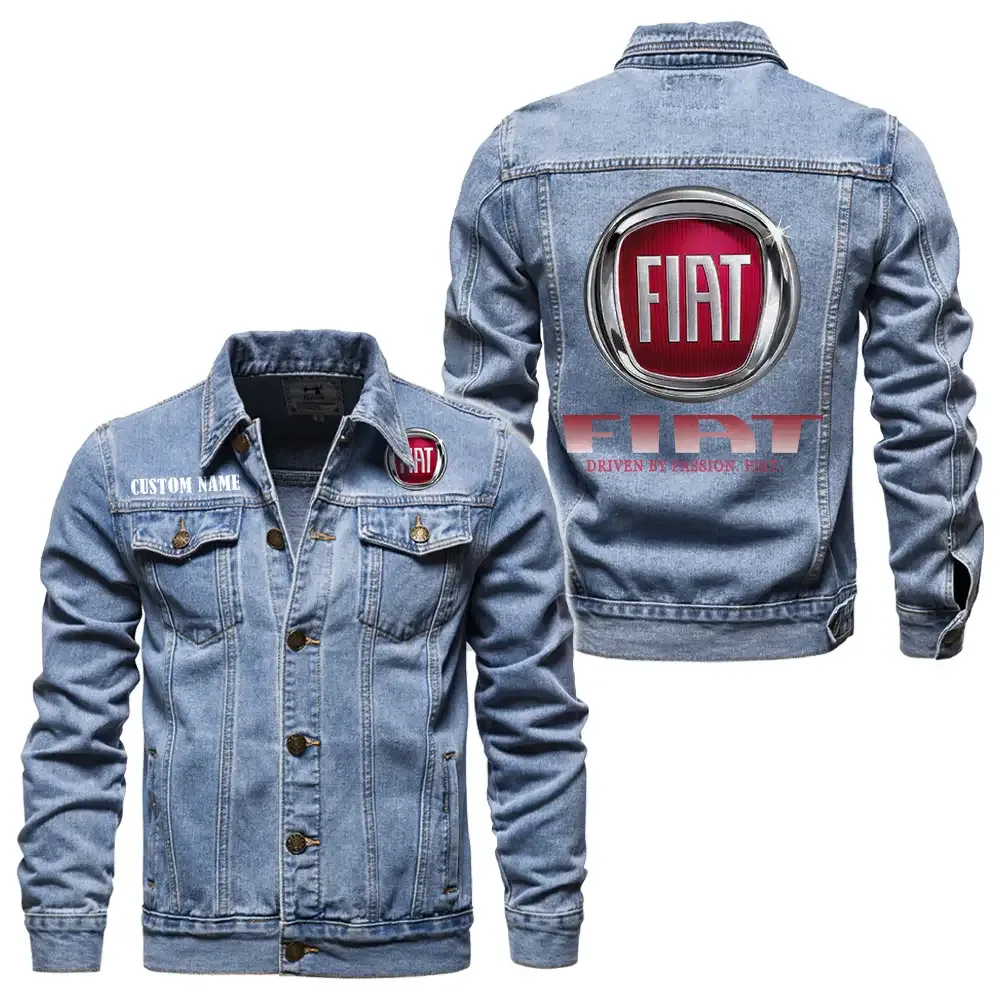MicroDrive Autos Denim Jacket, Ride Bold in Denim CAR190 - Light Blue