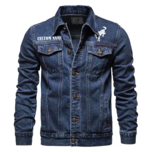 Heritage SUV Denim Jacket, Rugged Style Everyday Denim CAR190 - Dark Blue