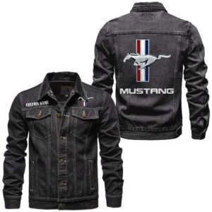 Street Performance Car Denim Jacket, Garage-Ready Denim Wear CAR190 - Black