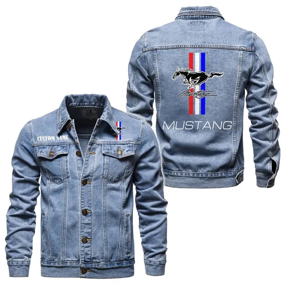 Performance Coupe Denim Jacket, All-Season Denim for Riders CAR190 - Light Blue