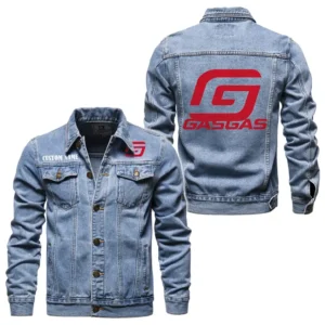 Trial Motorcycle Denim Jacket, Denim Jacket Built Tough CAR190 - Light Blue