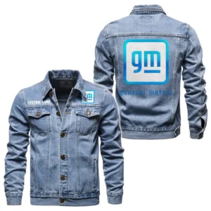 Engine & Vehicle Line Denim Jacket, Garage Life Denim Jacket CAR190 - Light Blue