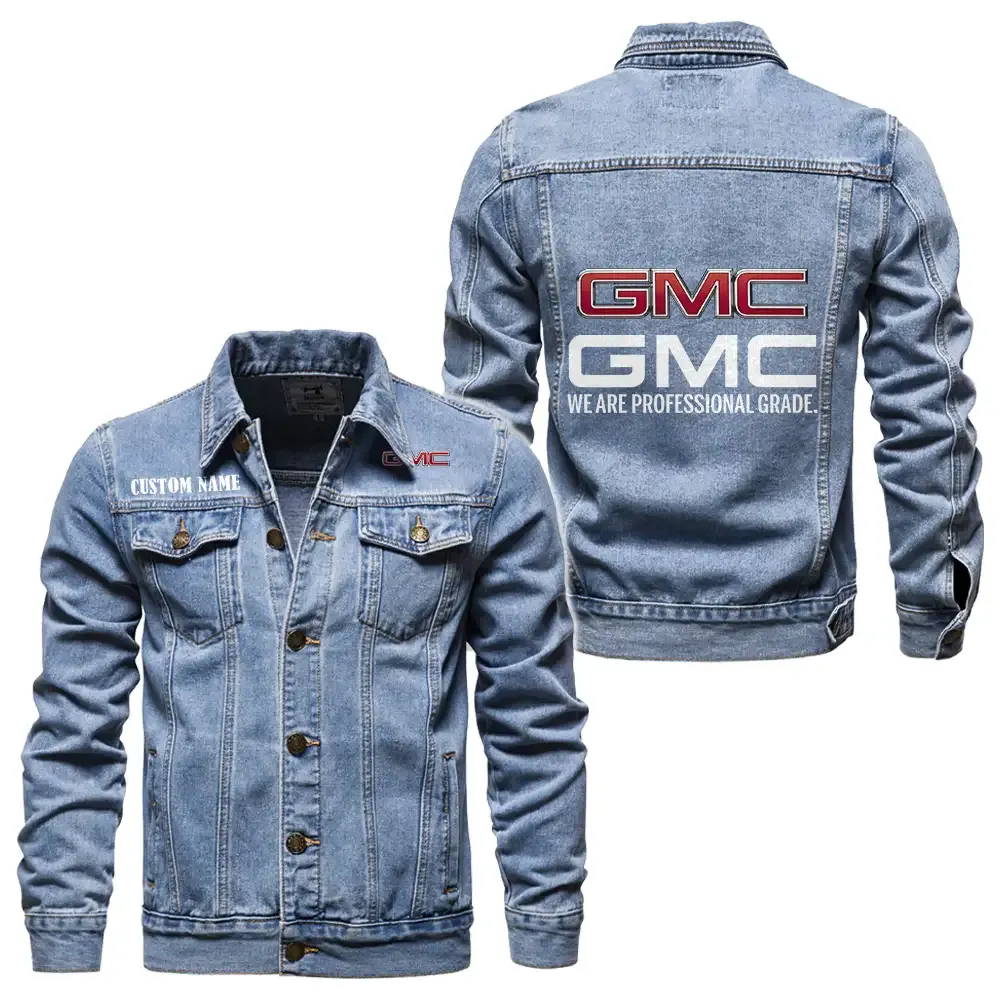 Heavy-Duty Pickup Denim Jacket, Rugged Denim for Gearheads CAR190 - Light Blue