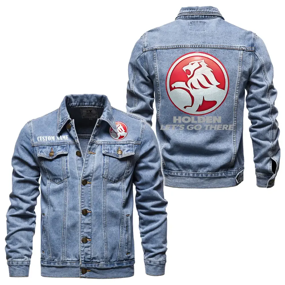 Australian Car Denim Jacket, Ride Bold in Denim CAR190 - Light Blue