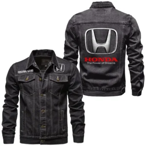 Mid-Size Vehicle Denim Jacket, Car Lover's Denim Jacket CAR190 - Black
