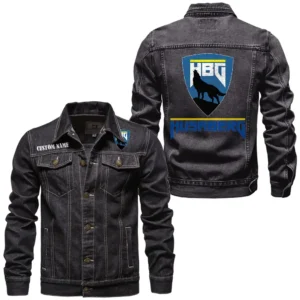 Dual-Sport Bike Denim Jacket, Durable Denim Road Spirit CAR190 - Black