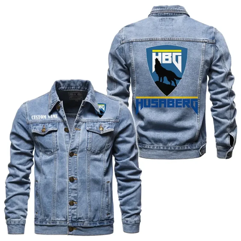 Performance Trail Bike Denim Jacket, Garage-Ready Denim Wear CAR190 - Light Blue