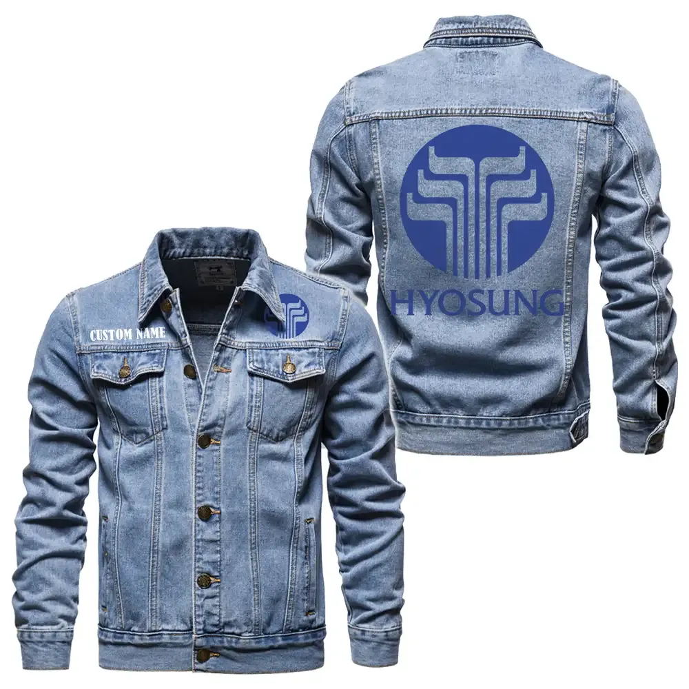 Lightweight Two-Wheeler Denim Jacket, Rugged Style Everyday Denim CAR190 - Light Blue