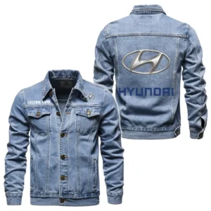 Family Car Denim Jacket, Motorcycle Pride Denim Style CAR190 - Light Blue