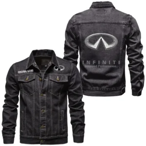 Premium Road Vehicle Denim Jacket, Road-Ready Denim Jacket CAR190 - Black