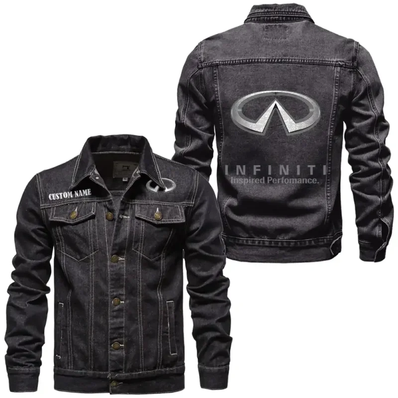 Premium Road Vehicle Denim Jacket, Road-Ready Denim Jacket CAR190 - Black