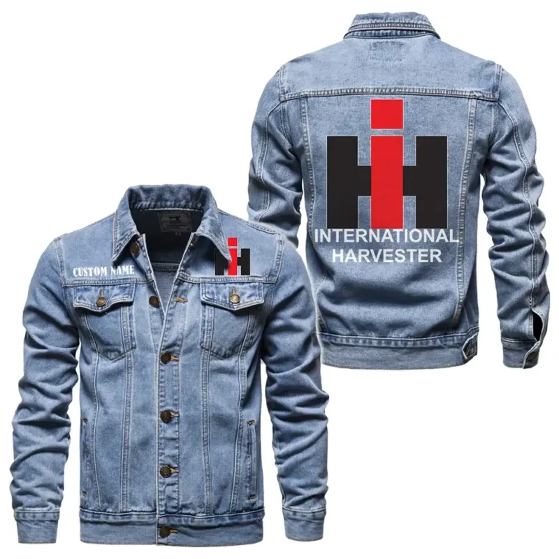 Cultivation Tractor Denim Jacket, Rider Lifestyle Denim Jacket CAR190 - Light Blue