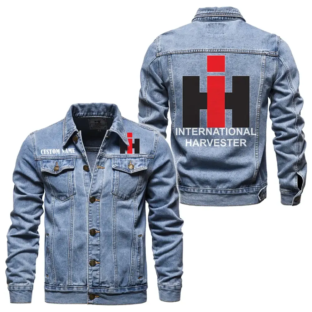 Cultivation Tractor Denim Jacket, Rider Lifestyle Denim Jacket CAR190 - Light Blue