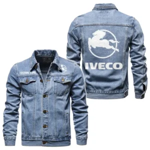 TractorPro Machines Denim Jacket, Garage-Ready Denim Wear CAR190 - Light Blue