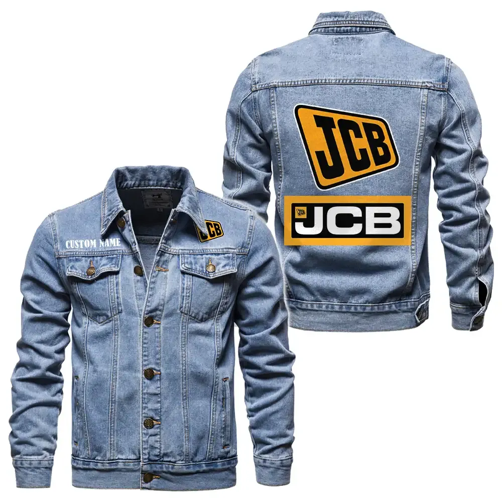 Construction Loader Denim Jacket, Rugged Style Everyday Denim CAR190 - Light Blue