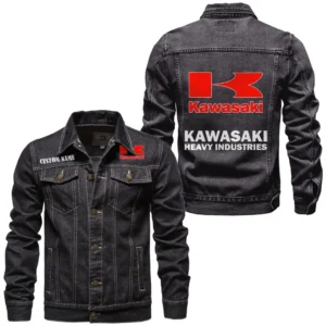 High-Speed Two-Wheeler Denim Jacket, All-Season Denim for Riders CAR190 - Black