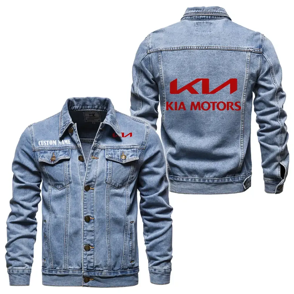 Small City Car Denim Jacket, Denim Spirit for Drivers CAR190 - Light Blue