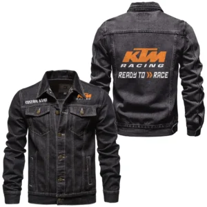Motocross Machine Denim Jacket, Garage Life Denim Jacket CAR190 - Black