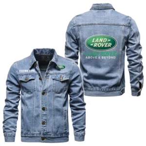 Rugged Terrain Auto Brand Denim Jacket, Motorcycle Pride Denim Style CAR190 - Light Blue